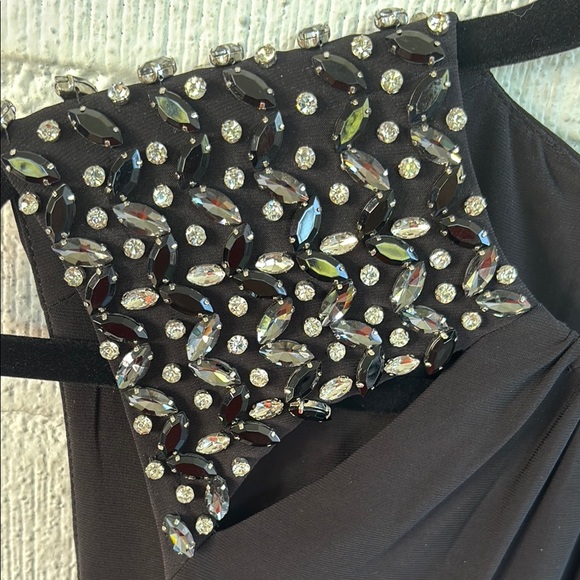 Vince Camuto Studded Embellished Black Jumpsuit sz S - Picture 3 of 8